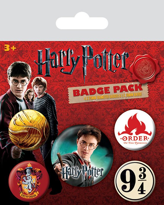 Harry Potter Gryffindor knappar