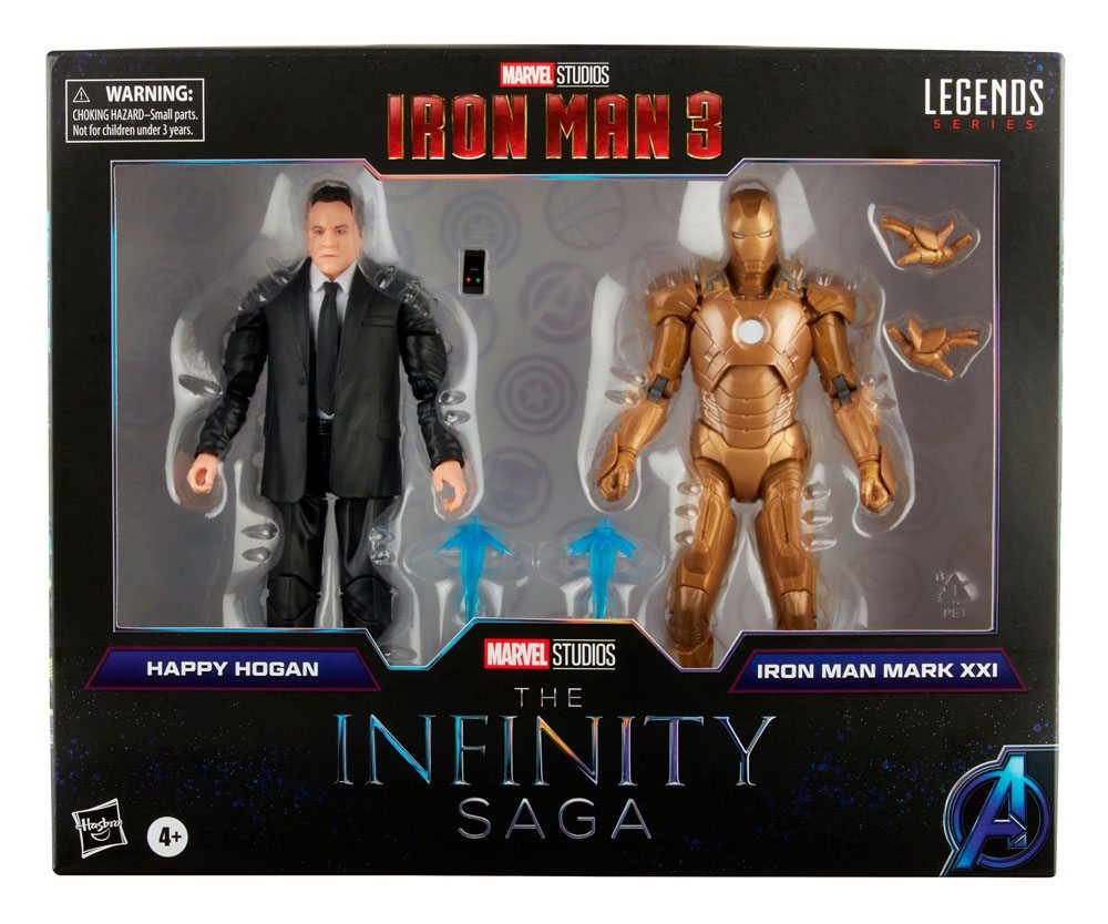 Happy Hogan & Iron Man Marvel Legends 2-Pack Actionfigurer - Bild 3