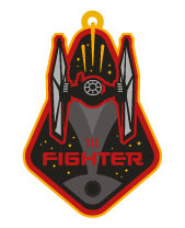 Gumminyckelring Star Wars Episode VII Tie Fighter