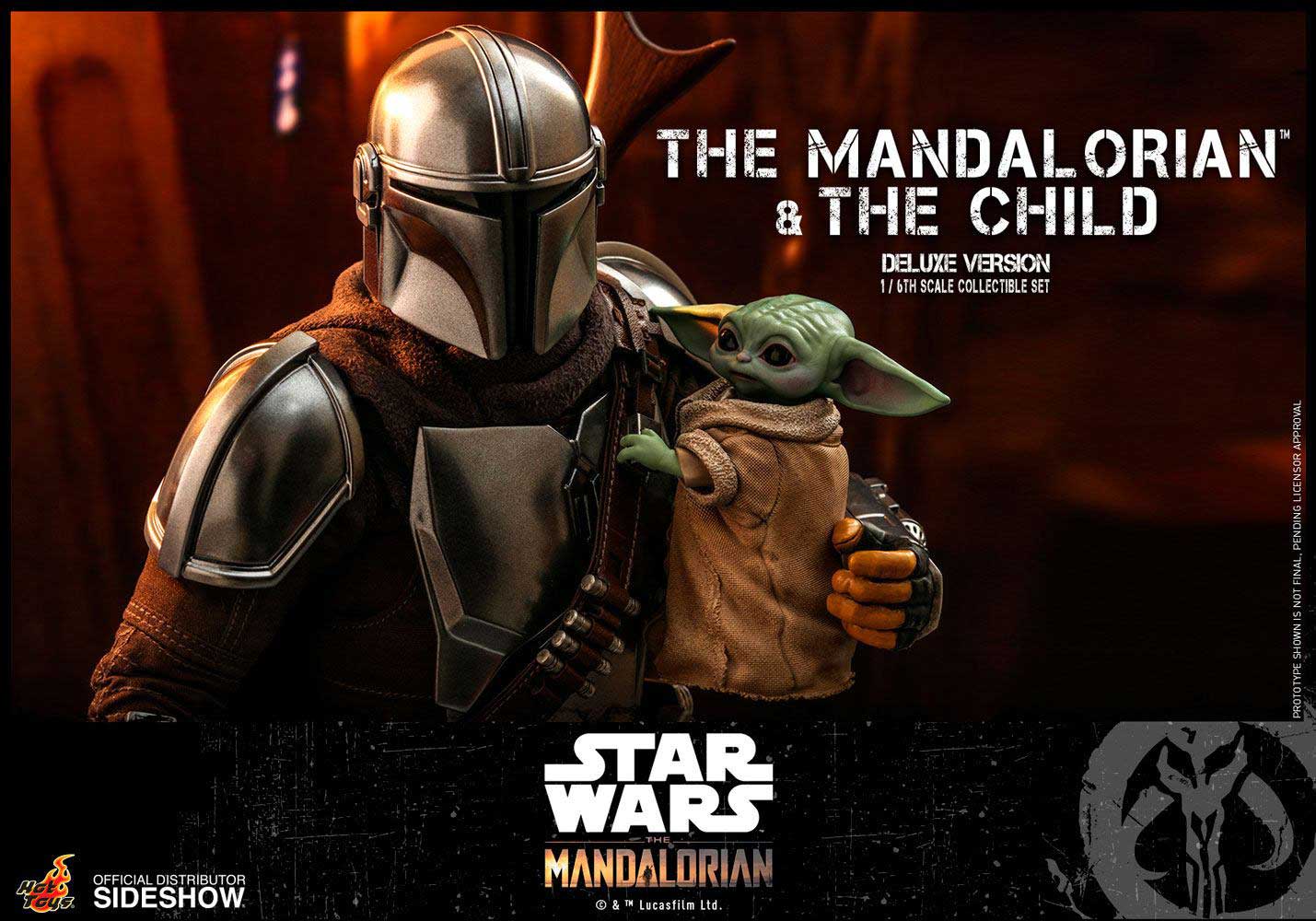 The Mandalorian & The Child Hot Toys 1/6 Actionfigur Deluxe 2-Pack - Bild 2