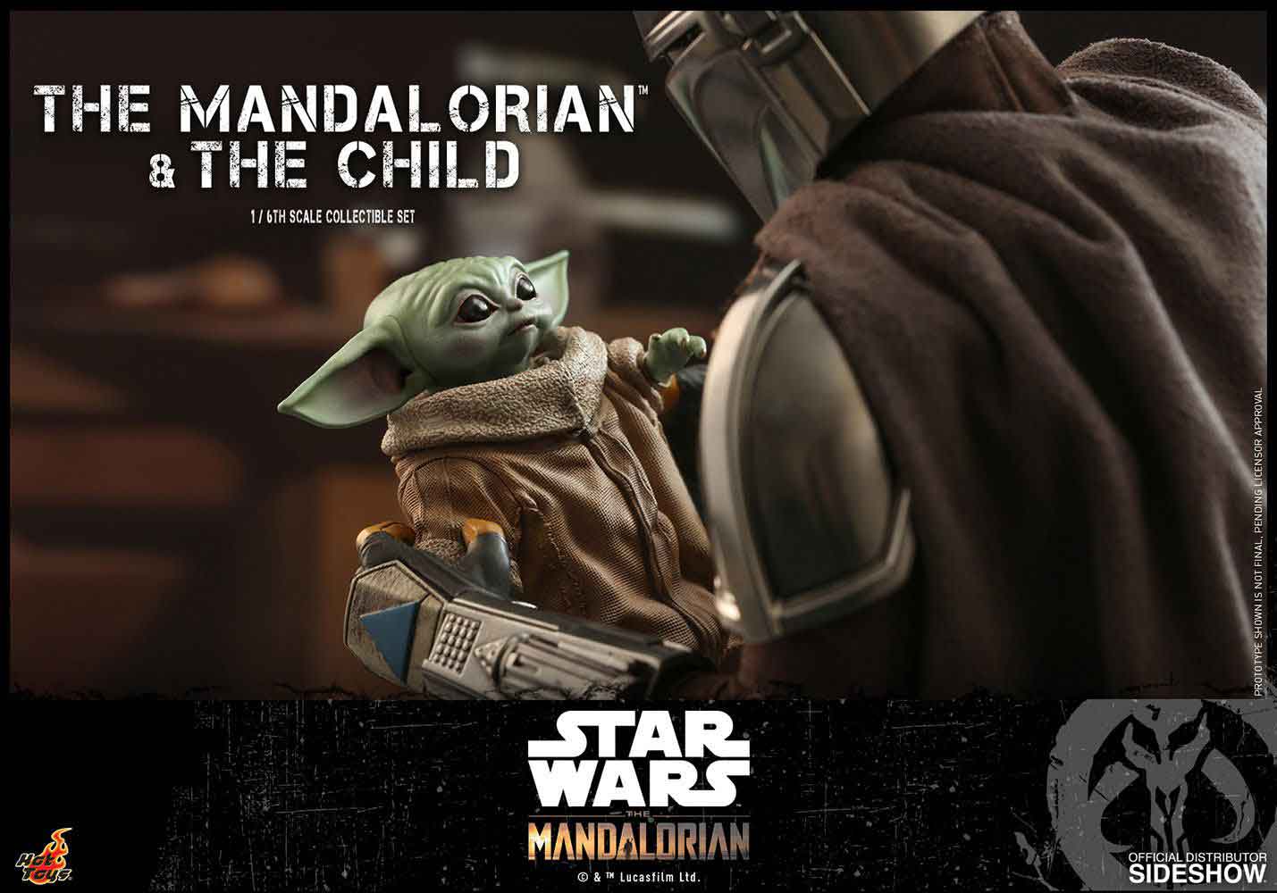 The Mandalorian & The Child Hot Toys 1/6 Actionfigur Deluxe 2-Pack - Bild 4