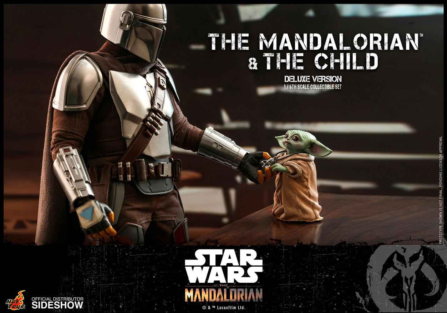 The Mandalorian & The Child Hot Toys 1/6 Actionfigur Deluxe 2-Pack - Bild 5