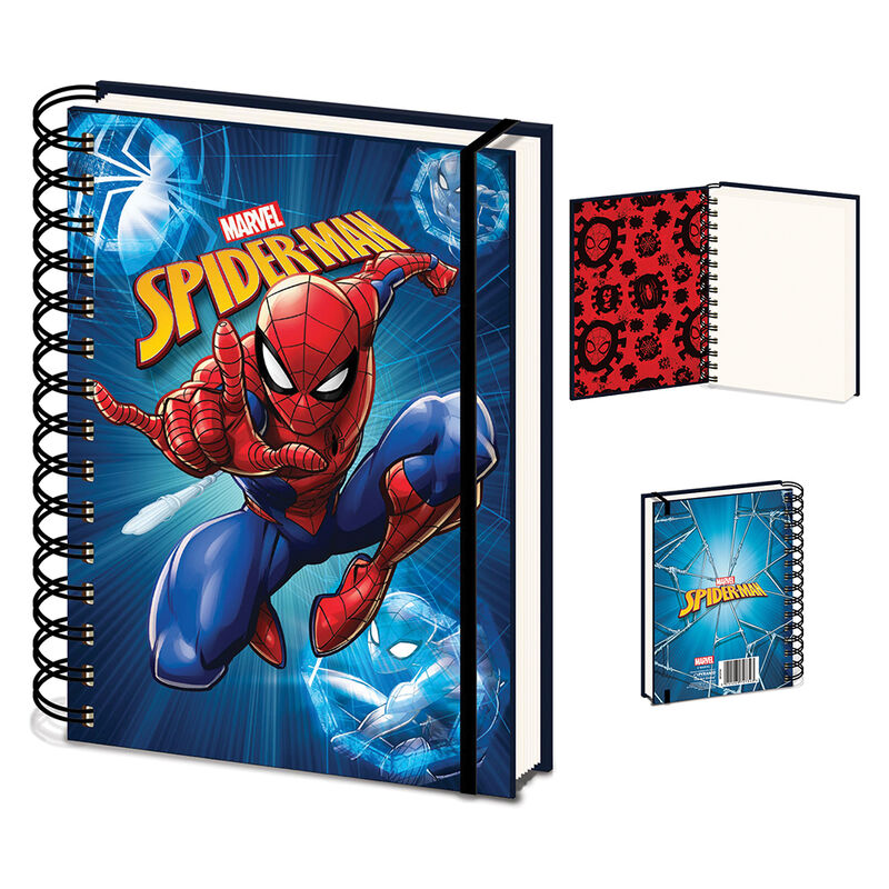 Spider-Man Web Strike A5 Wiro Anteckningsblock