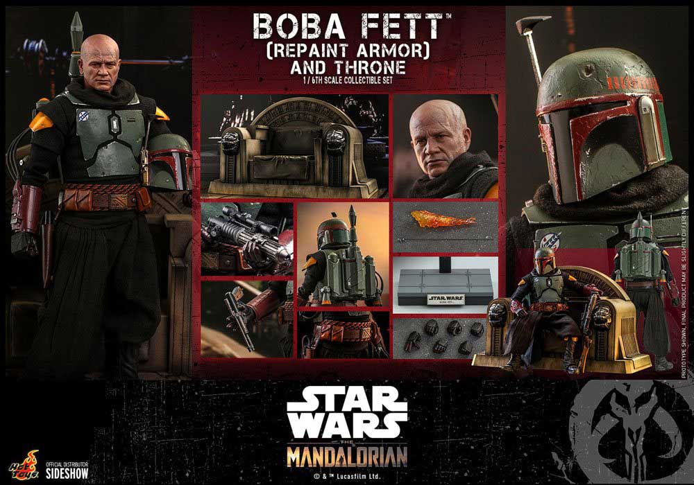 Boba Fett (Repaint Armor) & Throne The Mandalorian Actionfigur 1/6 - Bild 6