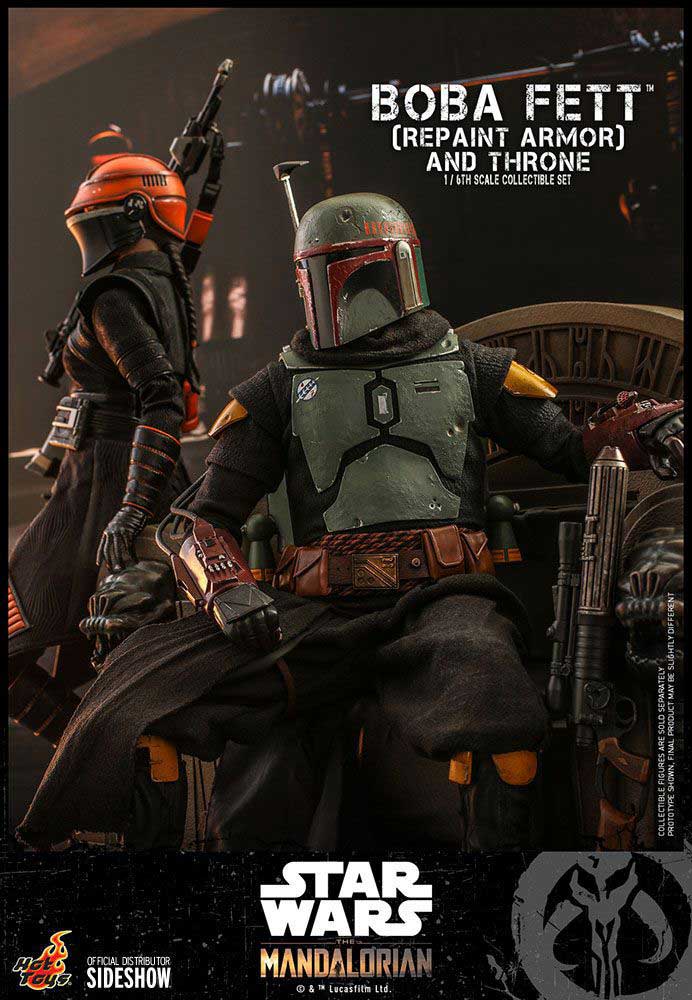 Boba Fett (Repaint Armor) & Throne The Mandalorian Actionfigur 1/6 - Bild 2