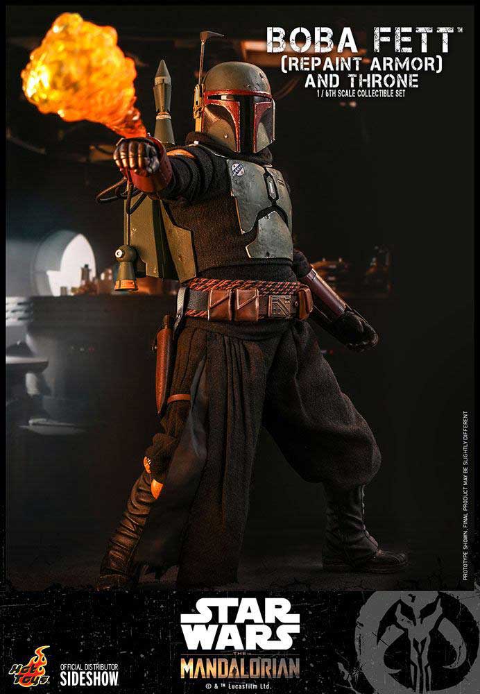 Boba Fett (Repaint Armor) & Throne The Mandalorian Actionfigur 1/6 - Bild 3