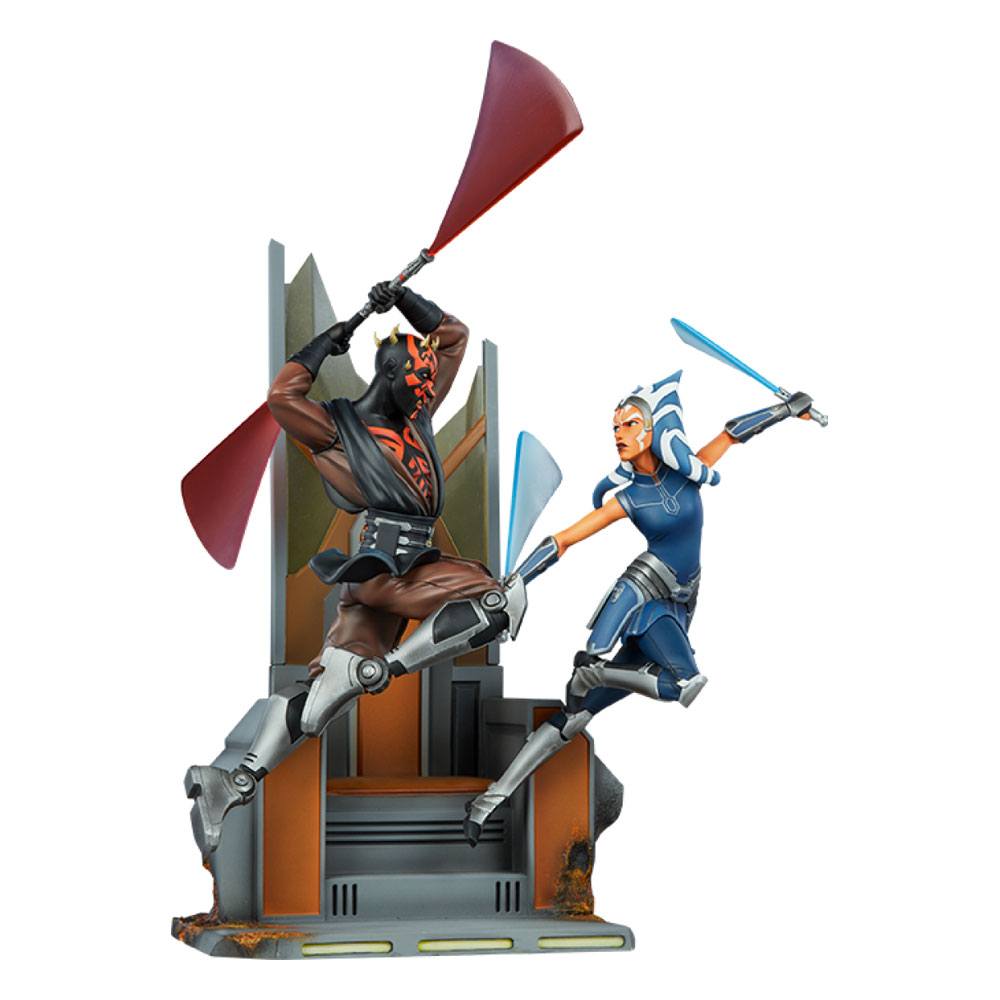 Ahsoka Tano vs Darth Maul Star Wars: The Clone Wars Diorama