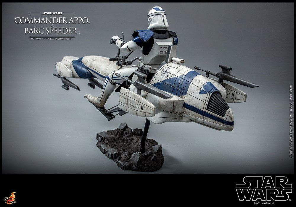 Commander Appo & BARC Speeder Star Wars The Clone Wars 1/6 Actionfigur - Bild 5