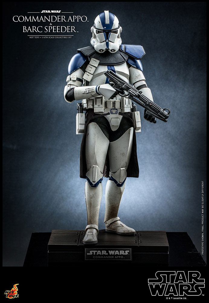 Commander Appo & BARC Speeder Star Wars The Clone Wars 1/6 Actionfigur - Bild 2