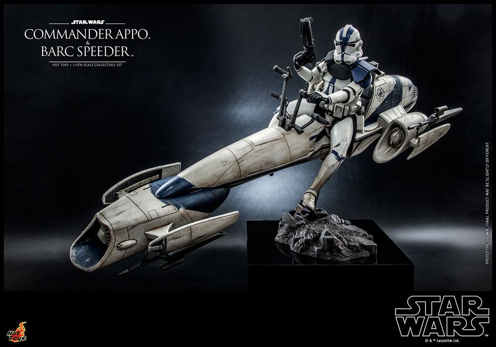 Commander Appo & BARC Speeder Star Wars The Clone Wars 1/6 Actionfigur - Bild 3