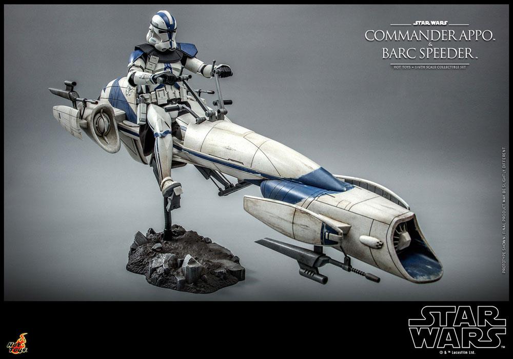 Commander Appo & BARC Speeder Star Wars The Clone Wars 1/6 Actionfigur - Bild 4