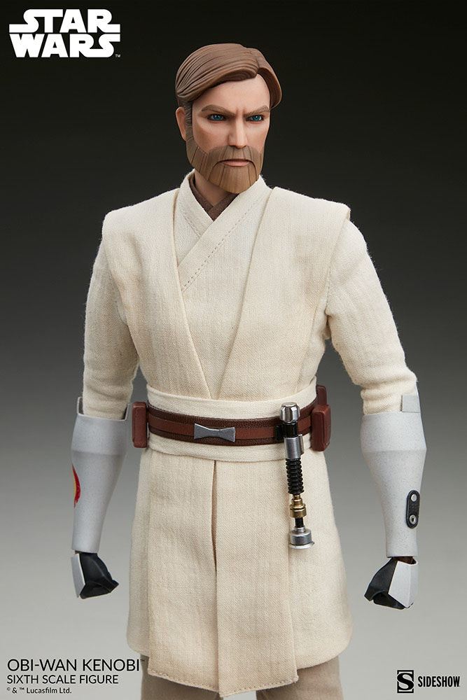 Obi-Wan Kenobi Star Wars The Clone Wars 1/6 Actionfigur - Bild 2