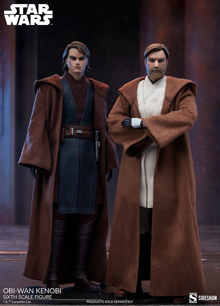Obi-Wan Kenobi Star Wars The Clone Wars 1/6 Actionfigur - Bild 5