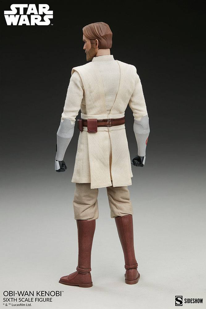 Obi-Wan Kenobi Star Wars The Clone Wars 1/6 Actionfigur - Bild 3